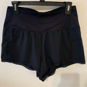 Women’s Black LuLu Lemon Athletic Shorts